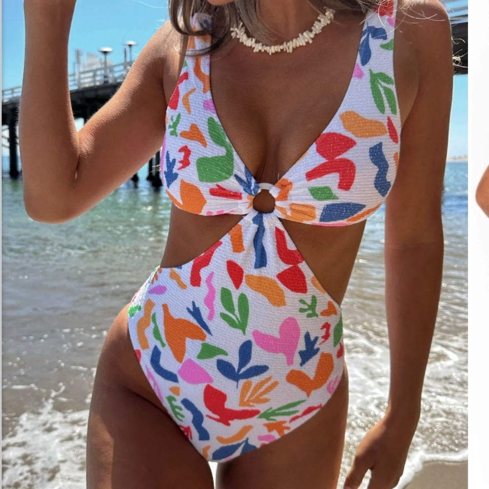 Show Me Your Mumu Cove Cutout swimsuit size XL